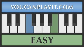 Tchaikovsky  Dance of the Mirlitons Easy Piano Tutorial [upl. by Russon]