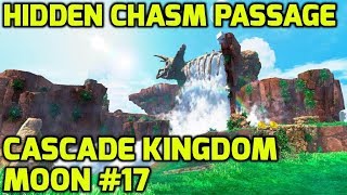 Super Mario Odyssey  Cascade Kingdom Moon 17  Hidden Chasm Passage [upl. by Shelah189]