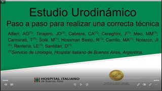 URODINAMIA DR SIVIARDO C DE LEON JAEN [upl. by Rola]