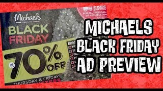 Michaels Black Friday Ad Preview 2019 [upl. by Abran784]