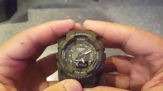 How to set the Date amp Dual Time on Casio Gshock 5540 Analog and Digital [upl. by Nylteak643]