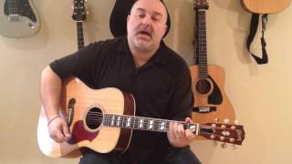 How to Play Luckenbach Texas  Waylon Jennings cover  Easy 4 Chord Tune [upl. by Trilby]