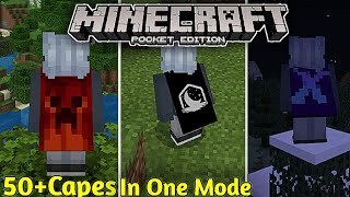 Capes Mod for Minecraft Pe 120 50Capes [upl. by Haneeja]