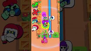 Which Brawler can escape from Mortis🤨 brawlstars brawlstarschallenge xenon brawl mortis [upl. by Keslie841]