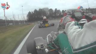 Winterbokaal KZ2 Karting racing battleOnboard met Nico Gloudemans Race 2 [upl. by Wren]