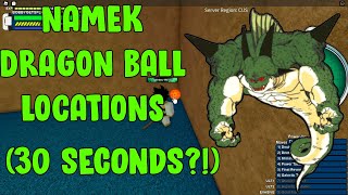 All namekian balls spawn DBOG [upl. by Ahsinotna]