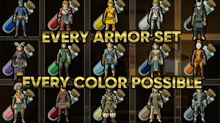 Every Dyed Armor Set In TOTK [upl. by Eical]