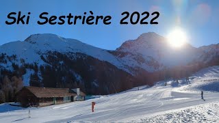 Ski Sestrière 2022 [upl. by Crosby431]