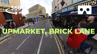 VR 360 Video Upmarket Brick Lane London [upl. by Hayilaa]