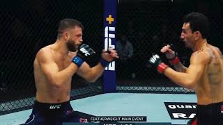 UFC Max Holloway vs Calvin Kattar highlight [upl. by Fuld]