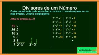 Matemática Zero 20  Aula 11  MMC e MDC  parte 1 de 2 [upl. by Tracee]