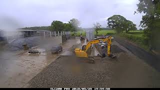 Silage Pit Construction Time lapse [upl. by Haimaj63]