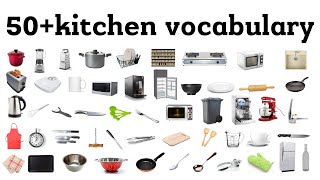 50kitchen vocabulary  English for Beginners  Practical English  Learn kitchen vocabulary words [upl. by Melentha]