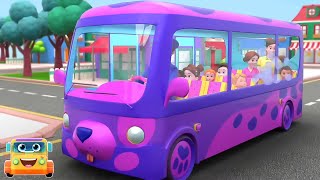 Wheels on the Bus in Hindi बस का चक्का घूमे गोल गोल Kids Song for Kids [upl. by Droffilc221]