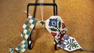 HOW TO Bead Loom Beading step by step tutorial for beginners [upl. by Shumway]