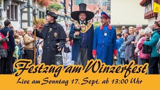 Winzerfest Besigheim 2017  Festzug So 17092017 13001600 Uhr [upl. by Dlnaod]