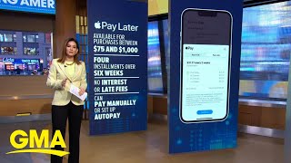 Apple expands ‘Pay Later’ feature l GMA [upl. by Ytsanyd]