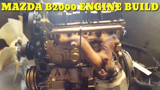 Mazda b2000 b2200 engine rebuild 13b rotary swap [upl. by Peppard438]