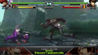 KOF 2012 ANDROID IORI death combo [upl. by Oralie897]