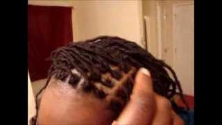 Cleaning an itchy scalp with locs  Scalp scratching [upl. by Atarman]