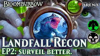 Recon take two a better landfall deck this time around  Golgari  Standard Ranked  Bloomburrow [upl. by Micah]