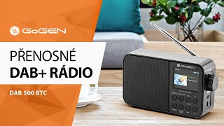 Produktové video GoGEN DAB rádio s Bluetooth DAB500BTC [upl. by Vivia]