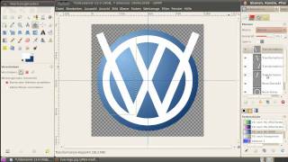 GIMP Videotutorial Ein Logo erstellen [upl. by Arvy464]