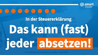 Das kann fast JEDER absetzen in der Steuererklärung  Steuertipps und Tricks 2022 [upl. by Igal815]