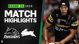 NRL 2024  Panthers v Rabbitohs  Match Highlights [upl. by Joly]