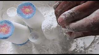 ASMR baking soda satisfying [upl. by Aicats]