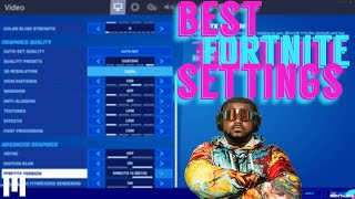 The BEST Fortnite Settings for Chapter 5 Guide Increase FPS Reduce Input Delay [upl. by Ahseinat]