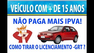 IPVA 2023 MEU VEÍCULO TEM MAIS DE 15 ANOS E NÃO GERA IPVA E AGORA TENHO QUE PAGAR LICENCIAMENTO [upl. by Nwahser]