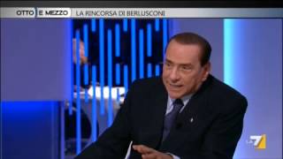 BERLUSCONI VS LILLI GRUBER quotIl suo modo di fare televisione non è obiettivoquot [upl. by Lamb]