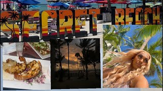 2024 San Pedro Belize Vlog🇧🇿 Sunset Lounge Secret Beach and much more [upl. by Ahsinelg]