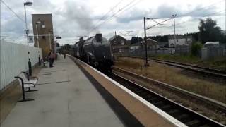 A4 Pacific 60007 Sir Nigel Gresley 5Z56 at Retford railway station [upl. by Shafer]