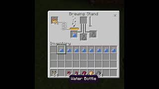 How to make a Potion of Harming Instant Damage 2 in Minecraft  Anshu Gamer shorts [upl. by Riha]