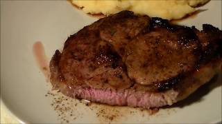 Cast Iron Honey Whiskey Rib Eye Steak Recipe [upl. by Erikson]