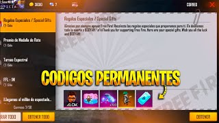 RAPIDO COMO CONSEGUIR CÓDIGOS PERMANENTES PARA FREE FIRE  CODIGOS OFICIALES BUENARDOS 2020😱✅🎁 [upl. by Krefetz]