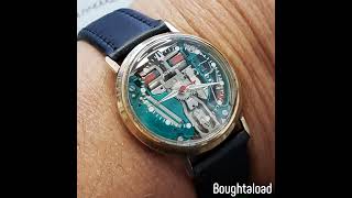 1966 Accutron Spaceview watch shop find hums strong [upl. by Cara]