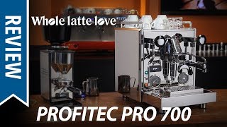 Review Profitec Pro 700 Dual Boiler PID Espresso Machine [upl. by Leasim]