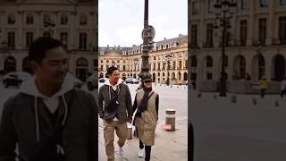 GELLI DE BELEN AND ARIEL RIVERA LOVERS IN PARIS paris shorts [upl. by Strohben704]