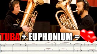 EUPHONIUM  TUBA  BEST DUET COMBINATION What Do You Think [upl. by Samaj]