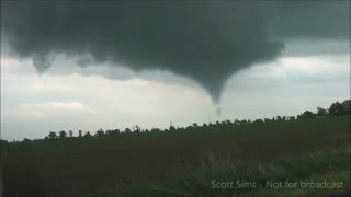 5102016 Mayfield KY Tornado w8x replay [upl. by Chu]