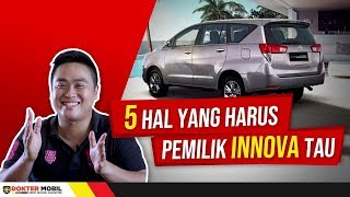 5 Masalah Ini SERING dialami pemilik Mobil Innova Bensin  Dokter Mobil Indonesia [upl. by Niall]