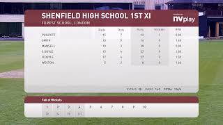 Forest 1st XI vs Shenfield 1st XI [upl. by Quartis]