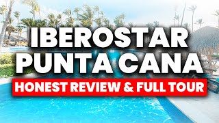 Iberostar Punta Cana All Inclusive Resort  HONEST Review amp Full Tour [upl. by Dudden]