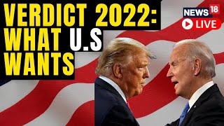 US Midterm Elections 2022 Results Live  America Votes To Decide Who Control Congress  News18 Live [upl. by Tull]