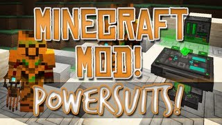 Minecraft Mod Modular Powersuits [upl. by Cheria]