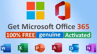 Download Install and Activate Genuine MS Office 365 for free for Lifetime Official Microsoft [upl. by Julian]