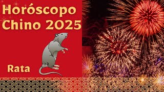 PREDICCIONES HOROSCOPO CHINO RATA 2025 [upl. by Haneehs]